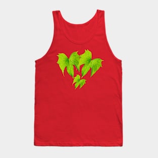 Triple leavrs of green Tank Top